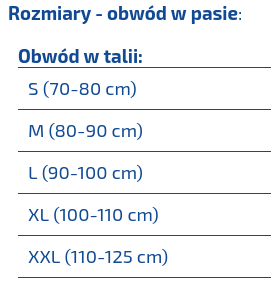 Pas przepuklinowy brzuszny z pelotą pępkową Armoline MP-564