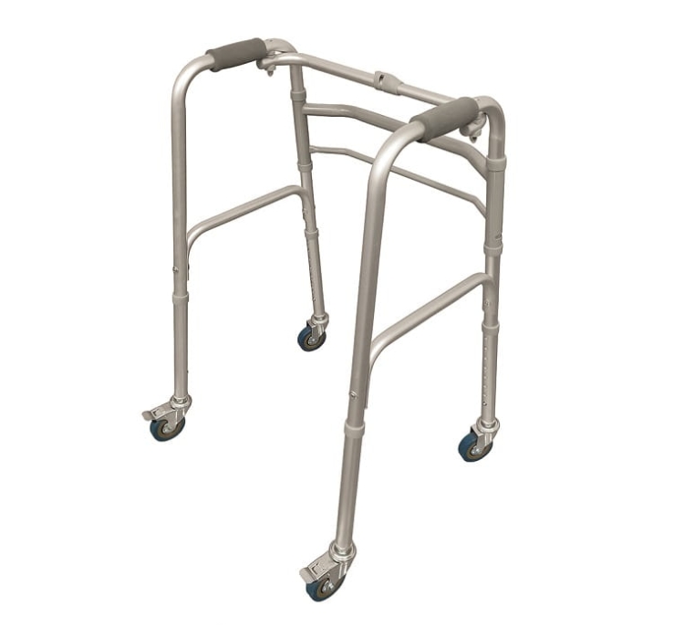AR-031 Balkonik aluminiowy – składany. 4-kołowy z hamulcami