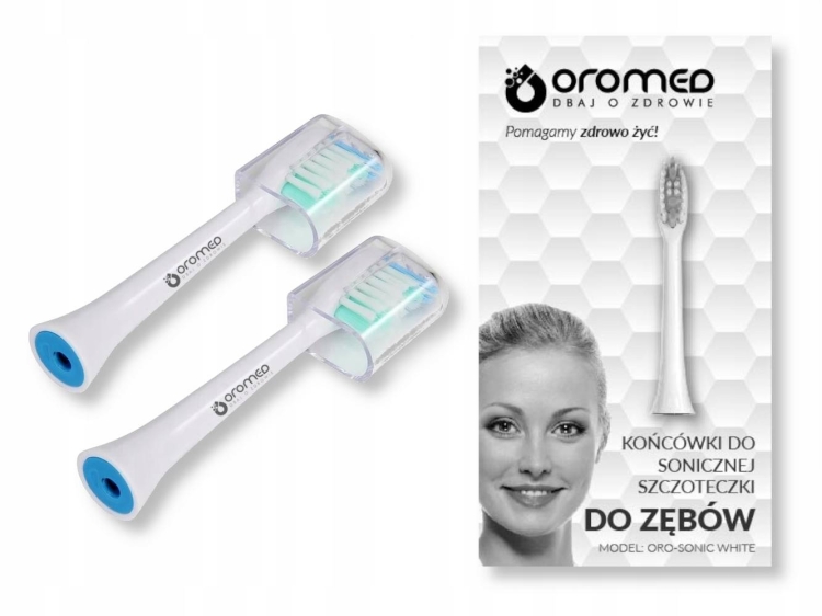 Końcówki do szczoteczek sonicznych OROMED ORO-SONIC WHITE