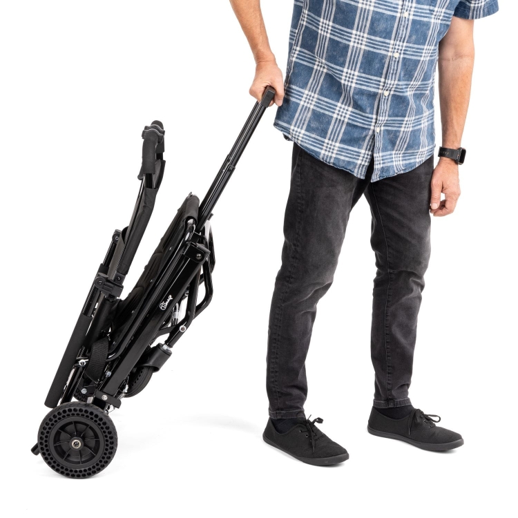 Wózek inwalidzki z funkcją transportową i uchwytem do przewożenia - MOBIL-TIM PLUS