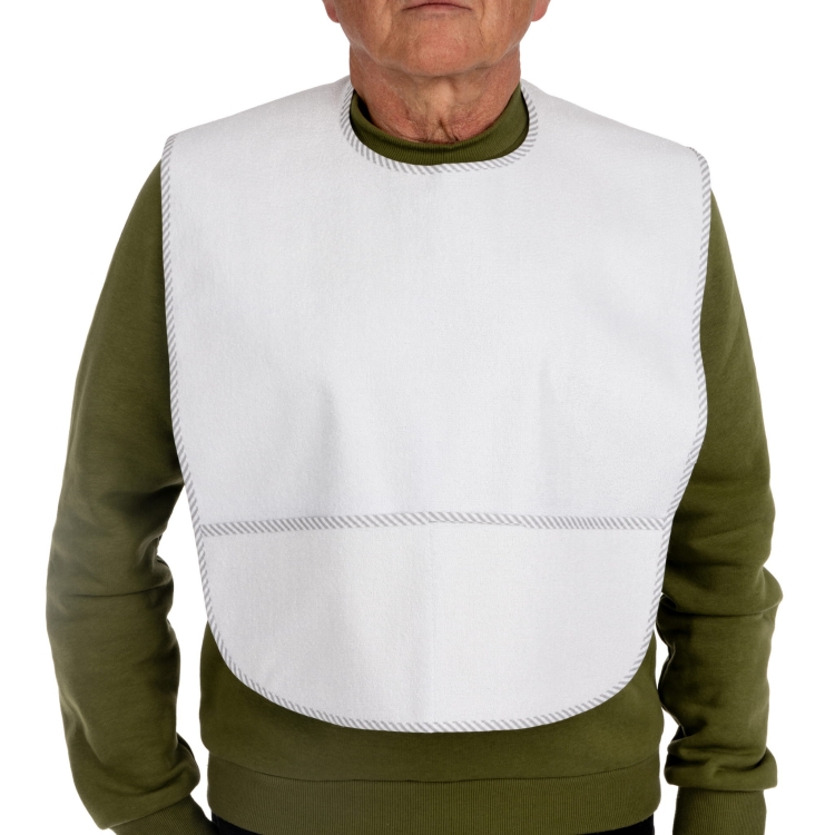 Śliniak medyczny z kieszonką BIB-TIM