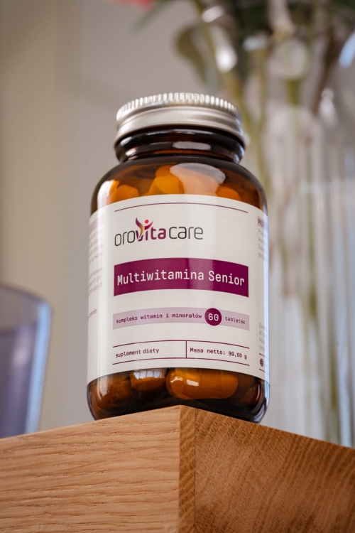 Multiwitamina Senior – Suplement diety Orovitacare 60 tabletek
