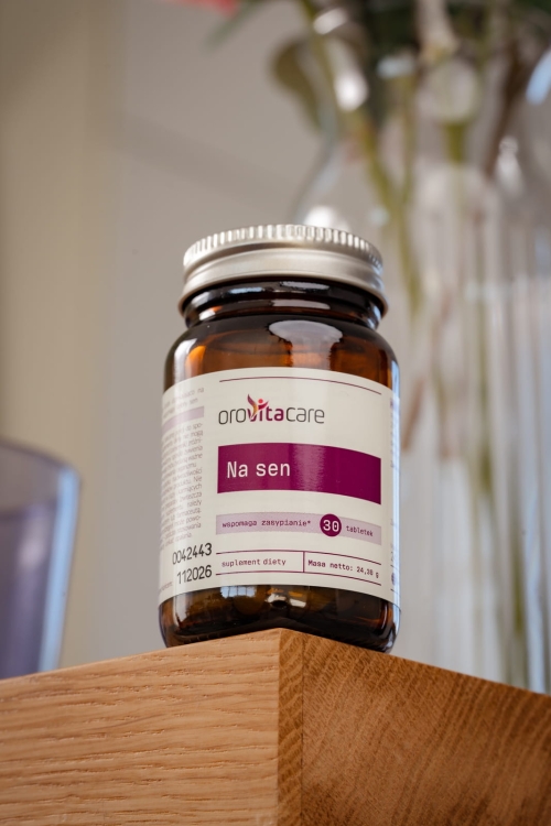 Na sen – Suplement diety Orovitacare 30 tabletek