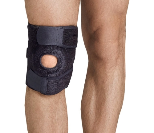 Neoprenowy stabilizator stawu kolanowego zapinany KRÓTKI AR-6630 Armedical