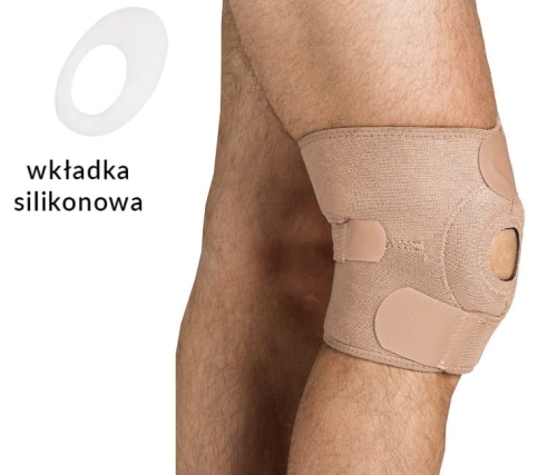 Neoprenowy stabilizator stawu kolanowego zapinany KRÓTKI AR-6630 Armedical