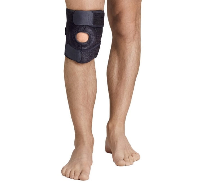 Neoprenowy stabilizator stawu kolanowego zapinany KRÓTKI AR-6630 Armedical