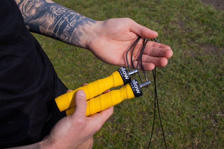 Skakanka bokserska, fitness 3m yellowSKIPPING Rope