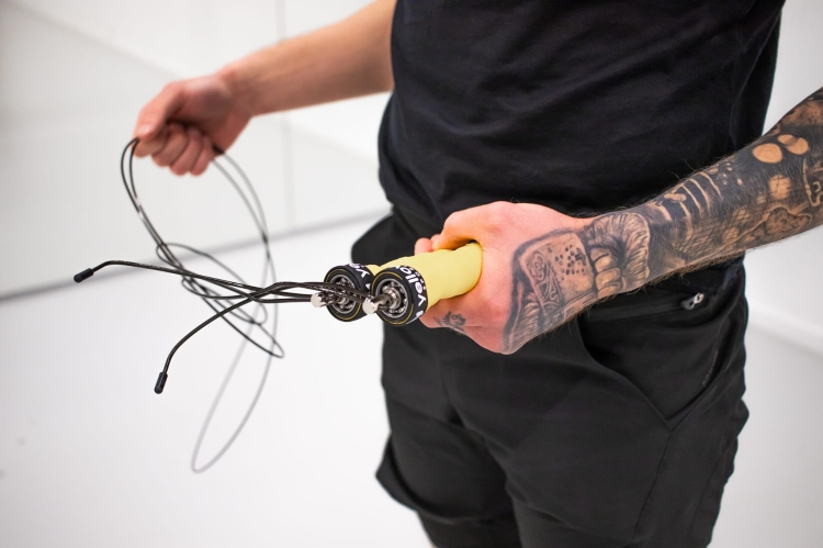 Skakanka bokserska, fitness 3m yellowSKIPPING Rope