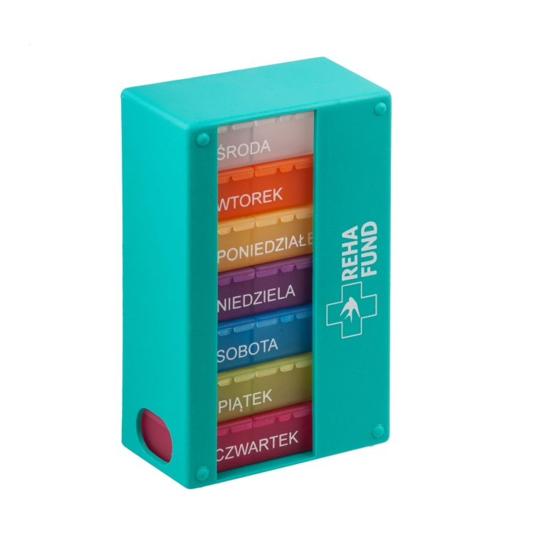 Kasetka tygodniowa na leki - trzy pory dnia Reha Fund RF-356
