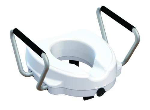 Nasadka toaletowa z uchwytami bocznymi - wysokość 12cm