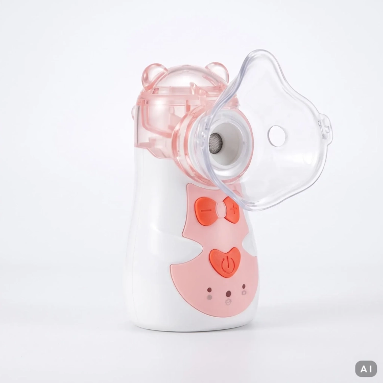 Inhalator ultradźwiękowy Oromed ORO-MESH BABY PINK