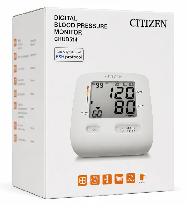 Ciśnieniomierz automatyczny naramienny CITIZEN CHUD514