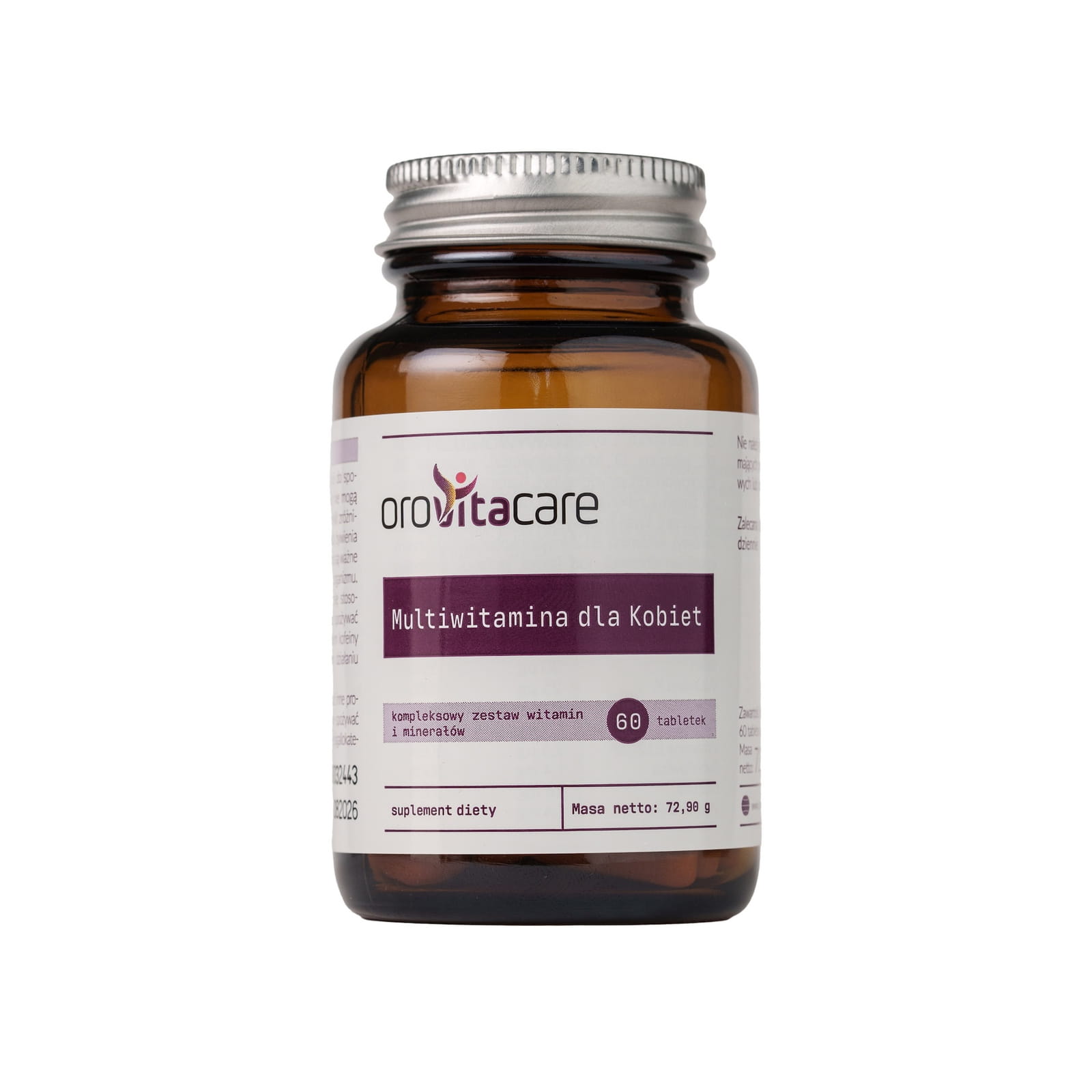 Multiwitamina dla kobiet – Suplement diety Orovitacare 60 tabletek